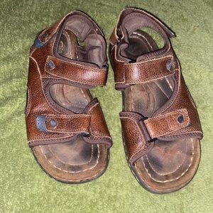 Earth spirit sandals men size 11 adjustable brown